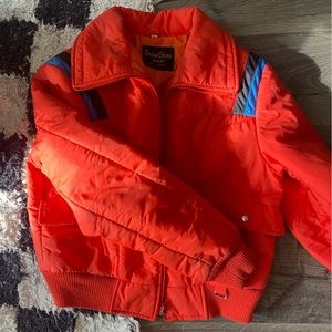 Coral/Orange Snow Jacket (Vintage)